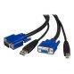StarTech.com Câble pour switch KVM USB VGA de 3 m