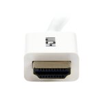 StarTech.com Câble HDMI CL3 avec Ethernet - 7m - Câble Ultra HDMI Mural - Cordon HDMI Haut Débit 4K 30Hz UHD - 10.2 Gbps - Câble Vidéo/Affichage HDMI 1.4 - 30AWG - Blanc