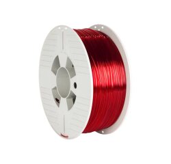 Verbatim 55054 matériel d'impression 3D PETg (polyéthylène téréphtalate glycolisé) Rouge, Transparent 1 kg