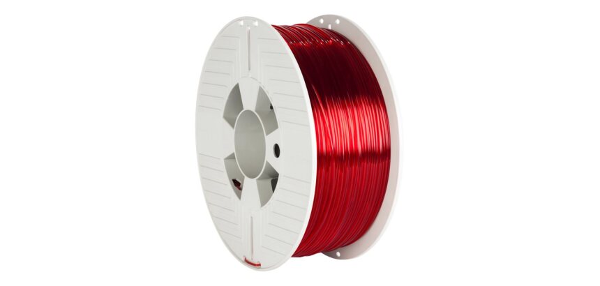 Verbatim 55054 matériel d'impression 3D PETg (polyéthylène téréphtalate glycolisé) Rouge, Transparent 1 kg