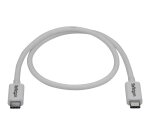 StarTech.com Câble Thunderbolt 3 Passif de 50 cm, 40 Gbps, 100W PD, Vidéo 4K/5K, Câble Thunderbolt, Compatible avec USB4/DP Alt Mode, Thunderbolt 4, USB 3.2/Type-C