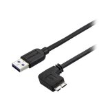 StarTech.com Câble Micro USB 3.0 slim - USB-A vers Micro-B à angle droit de 1 m - M/M