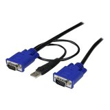 StarTech.com Câble pour Switch KVM VGA avec USB 2 en 1 - 3m