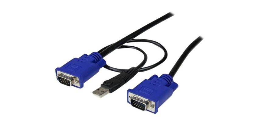 StarTech.com Câble pour Switch KVM VGA avec USB 2 en 1 - 3m