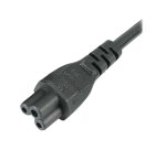 StarTech.com Cordon d'alimentation en trèfle pour GB BS1363 vers C5 de 2m pour ordinateur portable M/F - Noir