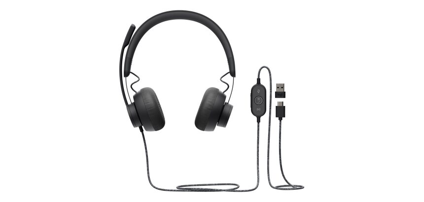 Logitech 981-000870 casque Avec fil Arceau Appels/Musique USB Type-C Graphite