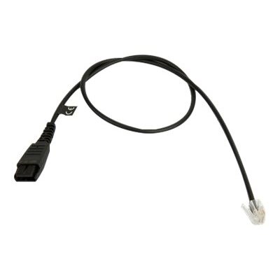 Jabra 8800-00-88 câble de téléphone 0,5 m Noir