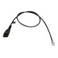 Jabra 8800-00-88 câble de téléphone 0,5 m Noir