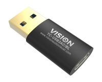 Vision TC-USB3AC/BL changeur de genre de câble Noir