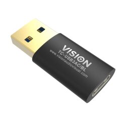 Vision TC-USB3AC/BL changeur de genre de câble Noir