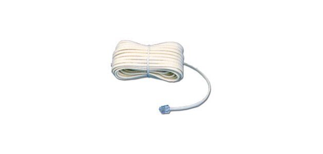 MCL Cable Modem RJ11 6P/4C 3m Ivoire