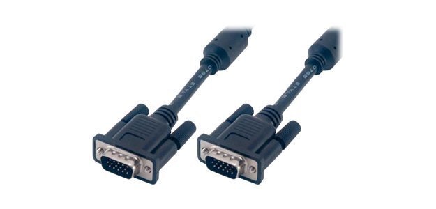 MCL MC340B/15P-3M câble VGA VGA (D-Sub) Noir