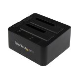 StarTech.com Station d'accueil USB 3.0 / eSATA pour 2 disques durs SATA III de 2,5 / 3,5 - Dock HDD / SSD avec UASP