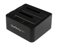 StarTech.com Station d'accueil USB 3.0 / eSATA pour 2 disques durs SATA III de 2,5 / 3,5 - Dock HDD / SSD avec UASP