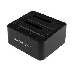 StarTech.com Station d'accueil USB 3.0 / eSATA pour 2 disques durs SATA III de 2,5 / 3,5 - Dock HDD / SSD avec UASP