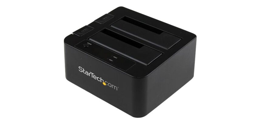 StarTech.com Station d'accueil USB 3.0 / eSATA pour 2 disques durs SATA III de 2,5 / 3,5 - Dock HDD / SSD avec UASP