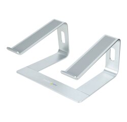 StarTech.com Support Ordinateur Portable (5kg) - Socle Ordinateur Portable en Aluminium, Argenté - Réhausseur PC pour MacBook Air/Pro, Dell XPS, Lenovo - Élévateur/Surélévateur Ergonomique pour Bureau