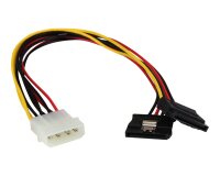 StarTech.com Câble adaptateur d'alimentation interne LP4 (4 broches) - Mâle vers 2x SATA femelle - 30 cm