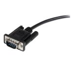 StarTech.com Câble série DB9 RS232 noir en liaison directe 1 m - M/F