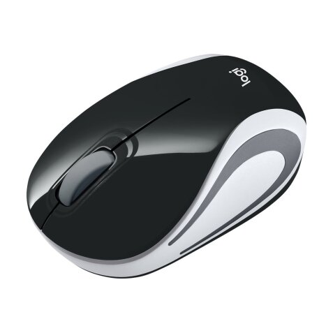 Logitech M187 - Maus - 2.4 GHz - Schwarz