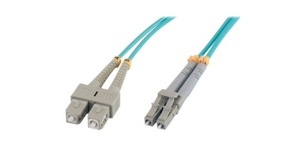 MCL FJOM3/SCLC-3M câble InfiniBand et à fibres optiques SC LC LC/SC Couleur aqua