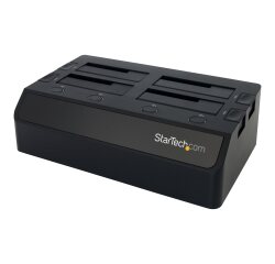 StarTech.com Station d'accueil USB 3.0 pour 4 disques durs SATA III 2,5"/3,5" 6Gb/s - Dock HDD / SSD avec UASP et ventilateurs