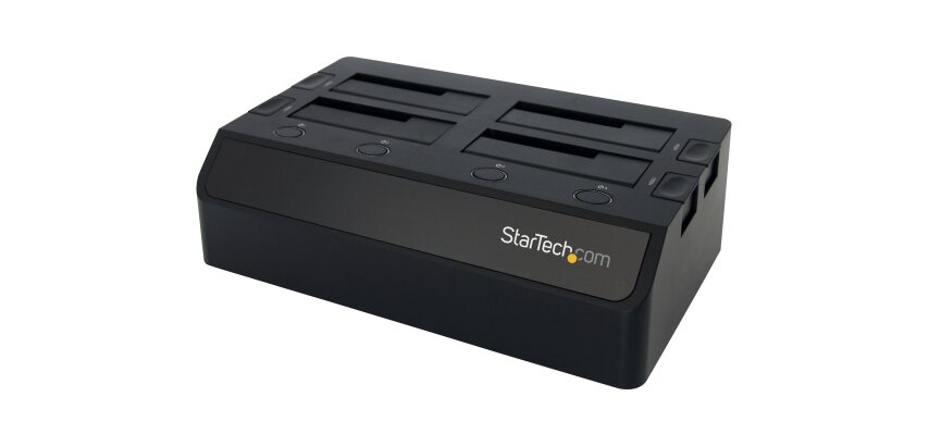 StarTech.com Station d'accueil USB 3.0 pour 4 disques durs SATA III 2,5"/3,5" 6Gb/s - Dock HDD / SSD avec UASP et ventilateurs