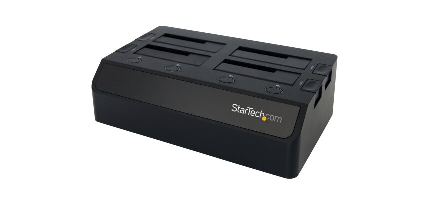 StarTech.com Station d'accueil USB 3.0 pour 4 disques durs SATA III 2,5"/3,5" 6Gb/s - Dock HDD / SSD avec UASP et ventilateurs