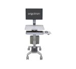 Ergotron WorkFit C-Mod, Single Display Sit-Stand Workstation 68,6 cm (27") Sol Gris