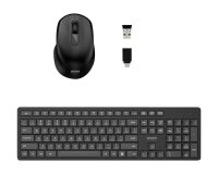 Port Designs 900903-UK clavier Bureau Bluetooth QWERTY Anglais britannique Noir