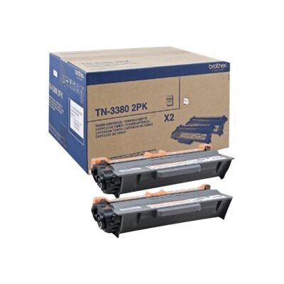 DE_TN3380TWIN BROTHER HL5440 TONER BLK(2)HC