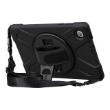 DLH COQUE RENFORCEE AVEC BANDOULIERE, POIGNEE ROTATIVE ET PIED SUPPORT POUR LENOVO Tab M10 FHD Plus Gen2 10.3" (ZA5V, ZA5T, ZA5W, TB-X606, TB-X606F..)