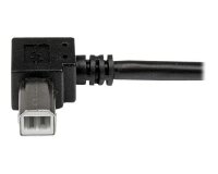 StarTech.com câble USB 2.0 A vers USB B coudé à droite Mâle / Mâle pour imprimante - 3 m - Noir