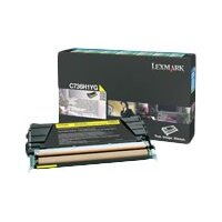 Lexmark - hoog rendement - geel - origineel - tonercartridge - LCCP, LRP