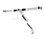 Neomounts NM-D775DX3WHITE Support d'écran à fixer 17-27" - ressort à gaz - Topfix - arrêt 180°