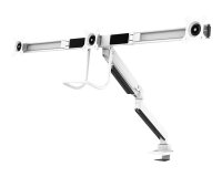 Neomounts NM-D775DX3WHITE Support d'écran à fixer 17-27" - ressort à gaz - Topfix - arrêt 180°