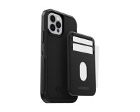 OtterBox Wallet pour MagSafe, Portefeuille doux au toucher avec 2 emplacements pour espèces / cartes de crédit, fixation magnétique avec MagSafe, Compatible avec iPhone 14/iPhone 13/iPhone 12 Series, Noir