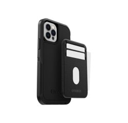 OtterBox Wallet pour MagSafe, Portefeuille doux au toucher avec 2 emplacements pour espèces / cartes de crédit, fixation magnétique avec MagSafe, Compatible avec iPhone 14/iPhone 13/iPhone 12 Series, Noir