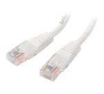 StarTech.com Câble patch UTP Cat5e de 15 m avec RJ45 moulé blanc - Cordon de connexion de 15 m