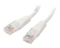 StarTech.com Câble patch UTP Cat5e de 15 m avec RJ45 moulé blanc - Cordon de connexion de 15 m