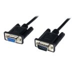 StarTech.com Câble Null Modem Croisé Série RS232 DB9 2 m - Noir