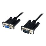 StarTech.com Câble Null Modem Croisé Série RS232 DB9 2 m - Noir