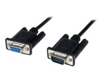 StarTech.com Câble Null Modem Croisé Série RS232 DB9 2 m - Noir