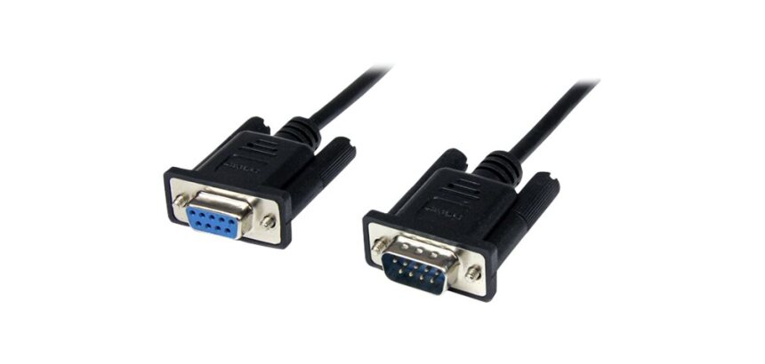 StarTech.com Câble Null Modem Croisé Série RS232 DB9 2 m - Noir