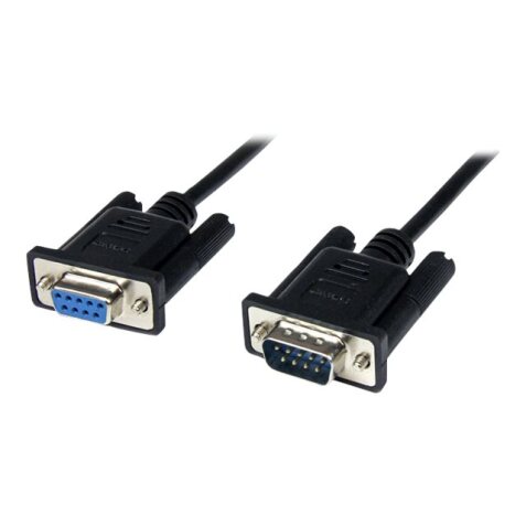 StarTech.com Câble Null Modem Croisé Série RS232 DB9 2 m - Noir