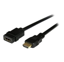 StarTech.com Rallonge HDMI 2m - Câble HDMI Mâle vers Femelle - Rallonge de Câble HDMI 4K - Câble HDMI UHD 4K 30Hz avec Ethernet M/F - Câble HDMI 1.4 Haut Débit - Rallonge de Cordon HDMI
