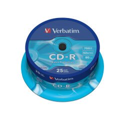 Verbatim CD-R Extra Protection 700 Mo 52x 25 pièce(s)