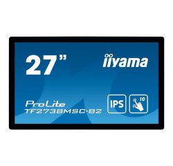 iiyama ProLite TF2738MSC-B2 écran plat de PC 68,6 cm (27") 1920 x 1080 pixels Full HD LED Écran tactile Multi-utilisateur Noir