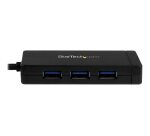 StarTech.com Hub USB-C à 3 ports avec Gigabit Ethernet - USB-C vers 3x USB-A - USB 3.0 - 5Gbps - Adaptateur d'alimentation inclus
