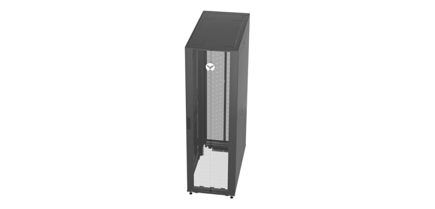 Vertiv VR3300 étagère 42U Rack autonome Noir, Transparent